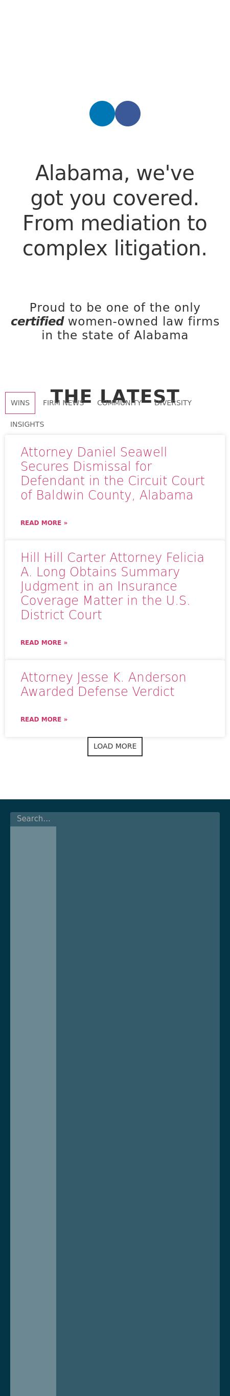 Hill Hill Carter Franco Cole & Black PC - Montgomery AL Lawyers