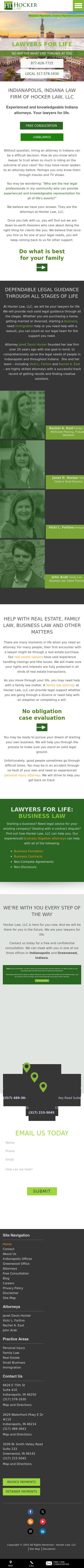 Hocker & Associates, LLC - Indianapolis IN Lawyers