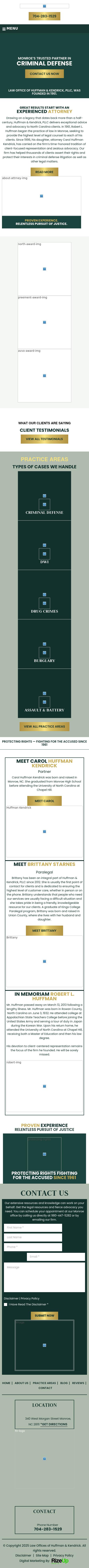 Huffman & Kendrick, PLLC - Monroe NC Lawyers