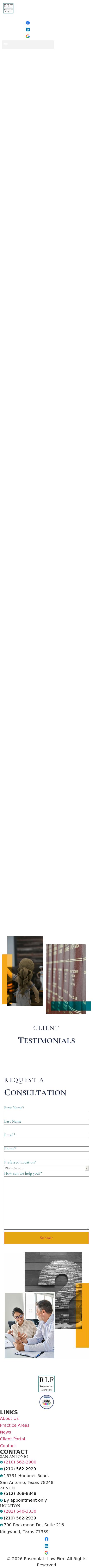 Rosenblatt Law Firm - San Antonio TX Lawyers