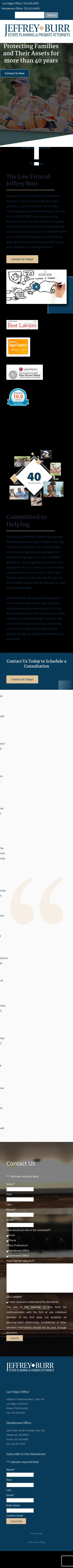 Jeffrey L. Burr - Las Vegas NV Lawyers