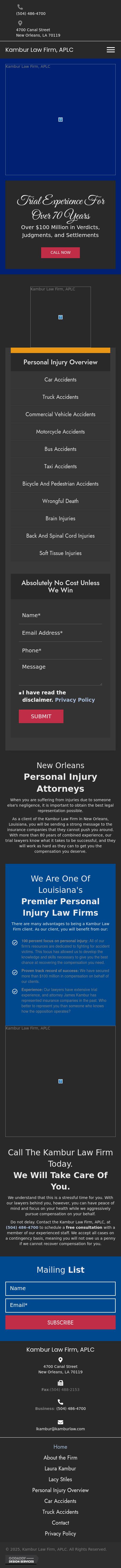 Kambur Law Firm APLC - New Orleans LA Lawyers