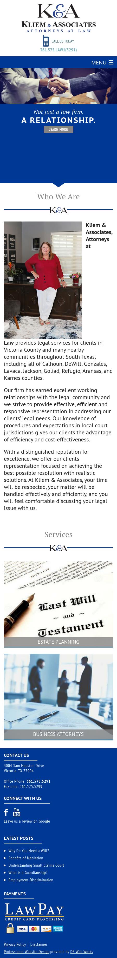 Kliem & Associates PLLC - Victoria TX Lawyers