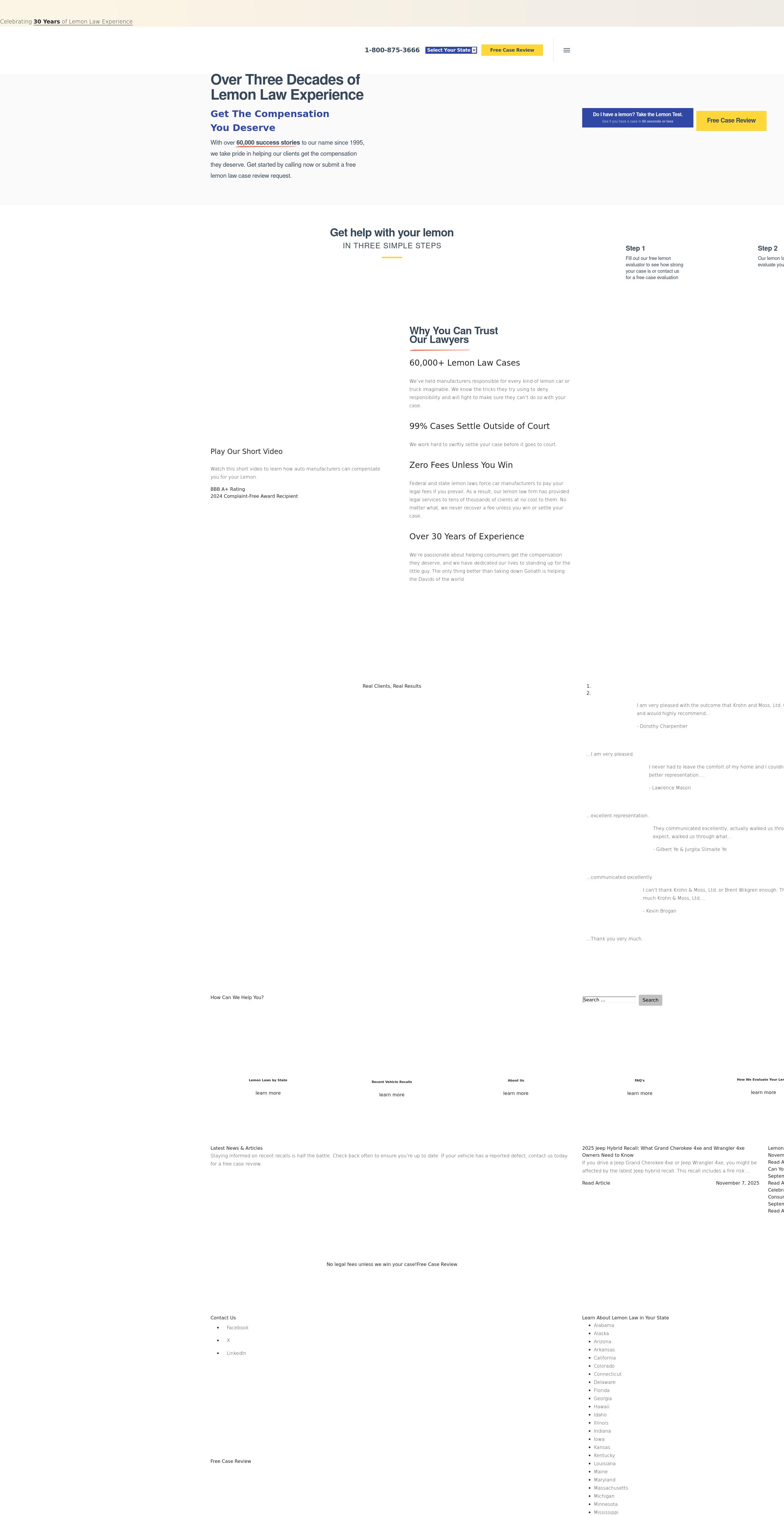 Krohn & Moss Ltd - Chicago IL Lawyers