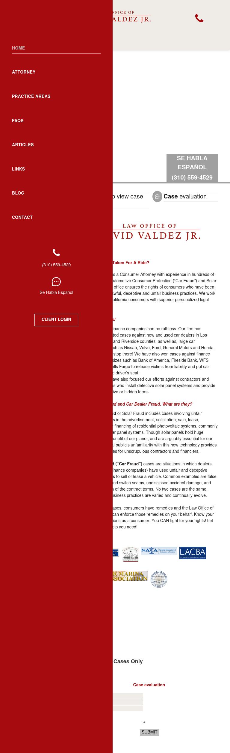 Law Office of David Valdez Jr. - Culver City CA Lawyers