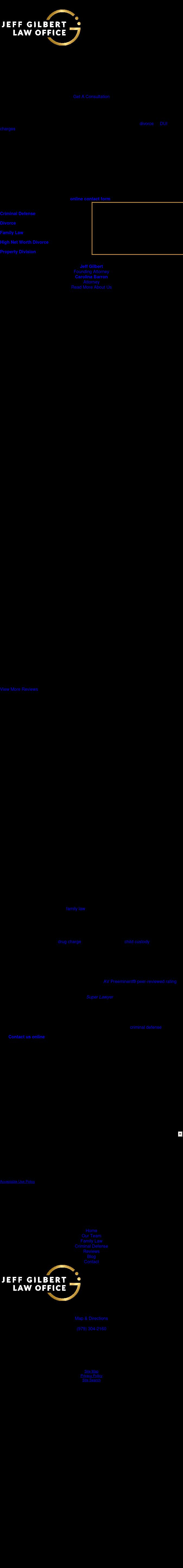 Law Office of Jeffrey R. Gilbert, P.C. - Lake Jackson TX Lawyers
