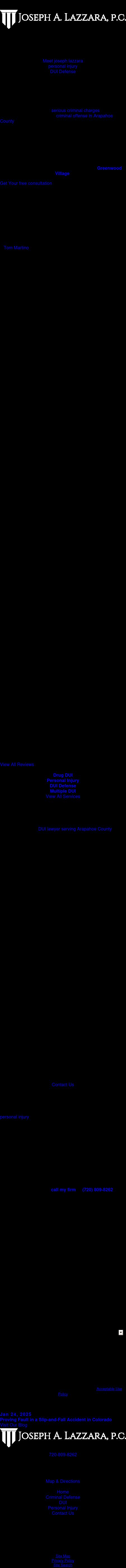 Law Office of Joseph A. Lazzara, P.C. - Greenwood Village CO Lawyers