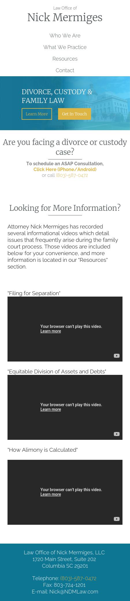 Law Office of Nick Mermiges, LLC - Columbia SC Lawyers