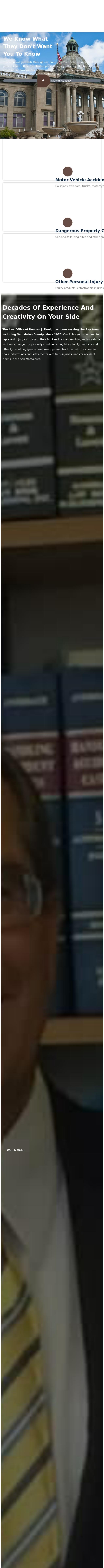 Law Office of Reuben J. Donig - San Mateo CA Lawyers