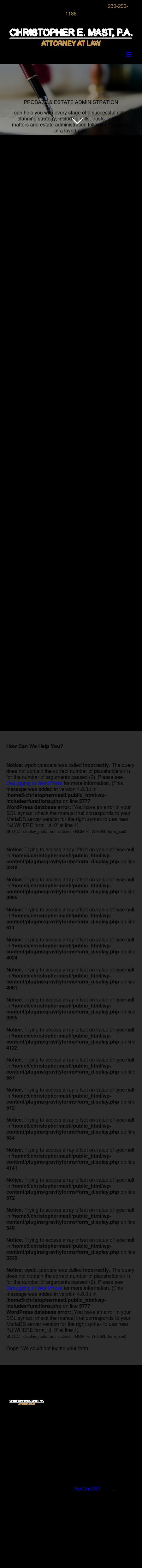 Law Offices of Christopher E. Mast, P.A. - Naples FL Lawyers