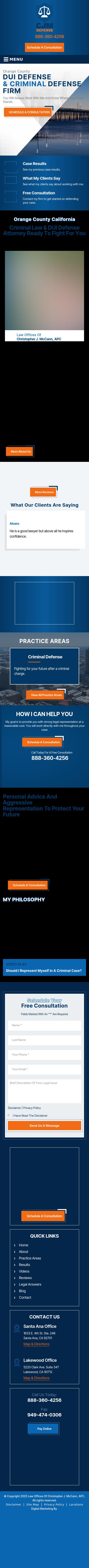 Law Offices of Christopher J. McCann - Santa Ana CA Lawyers