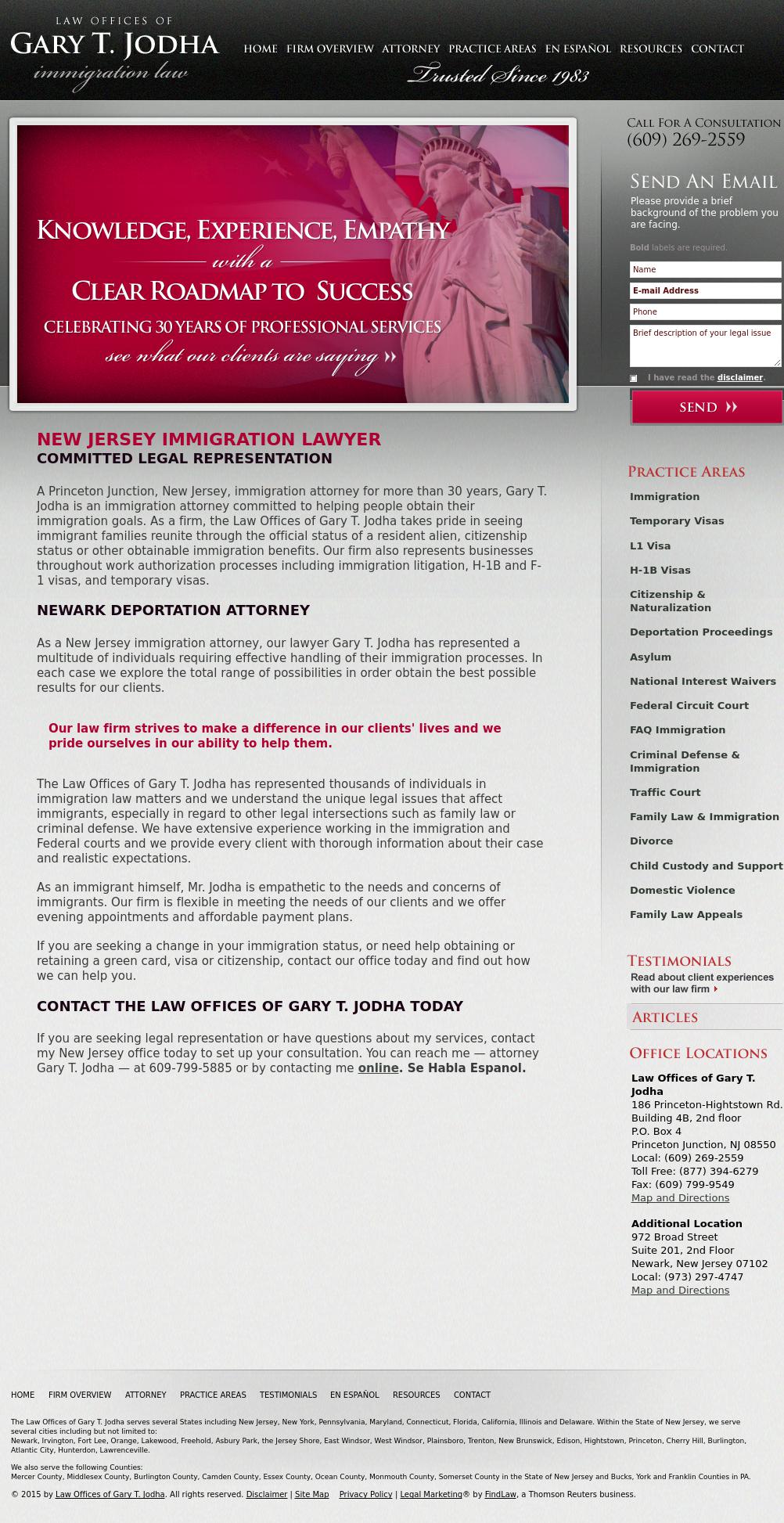 Law Offices of Gary T. Jodha - Princeton Junction NJ Lawyers