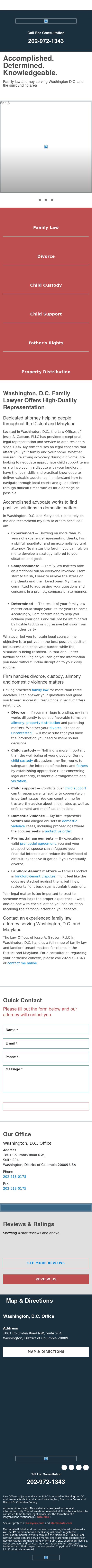 Law Offices of Jesse A. Gadson - Washington DC Lawyers