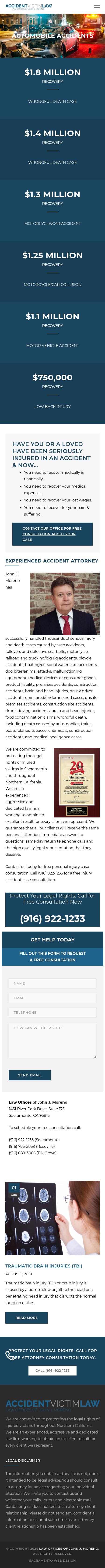 Law Offices of John J. Moreno - Sacramento CA Lawyers