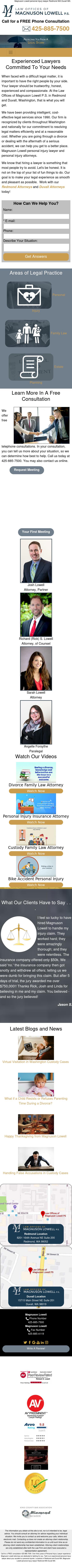 Law Offices of Magnuson Lowell P.S. - Redmond WA Lawyers