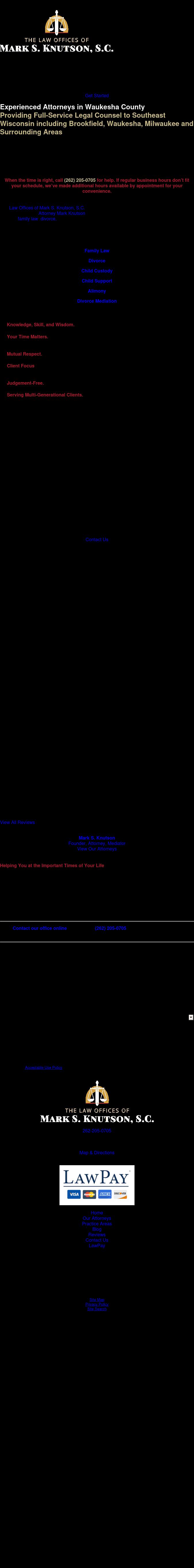 Law Offices Of Mark S. Knutson, S.C. - Brookfield WI Lawyers