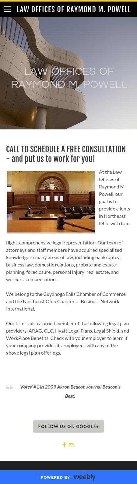 Law Offices of Raymond M. Powell, L.P.A. - Cuyahoga Falls OH Lawyers