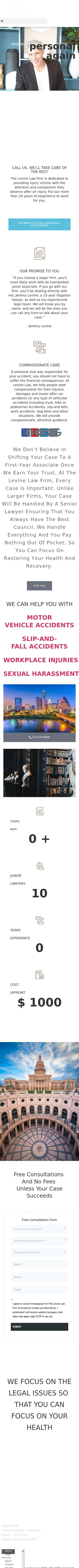 Levine Law Firm P.C. - Austin TX Lawyers