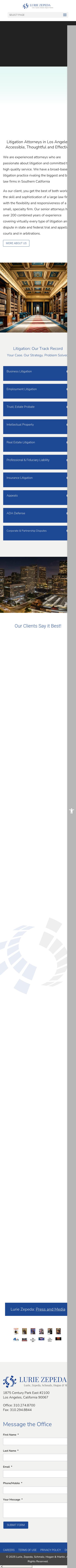 Lurie, Zepeda, Schmalz, Hogan & Martin, A Professional Corporation - Beverly Hills CA Lawyers