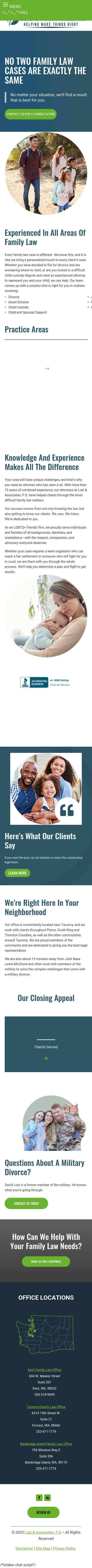 Lutz Law Offices, P.S. - Tacoma WA Lawyers