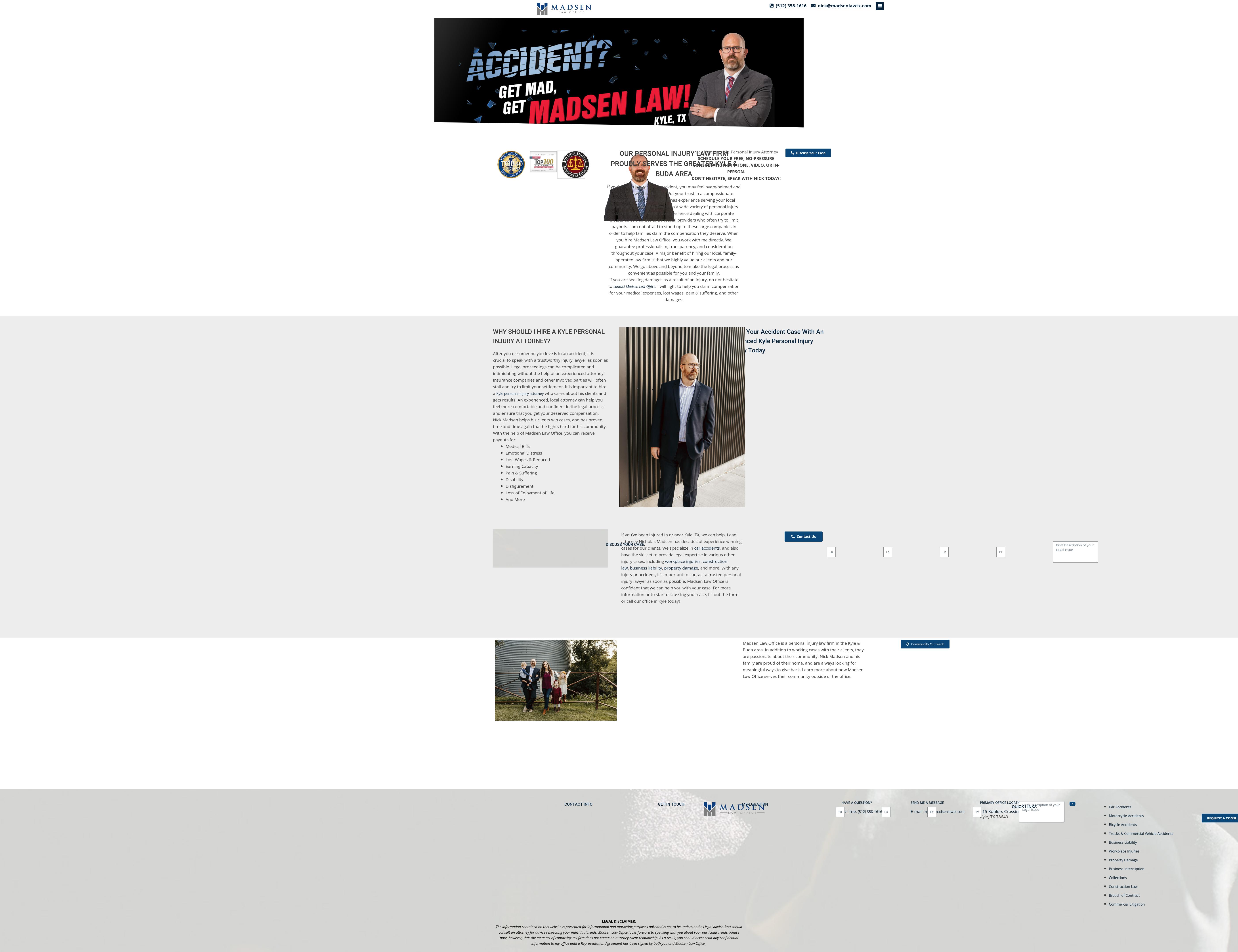 Madsen Law Office - Kyle TX Lawyers