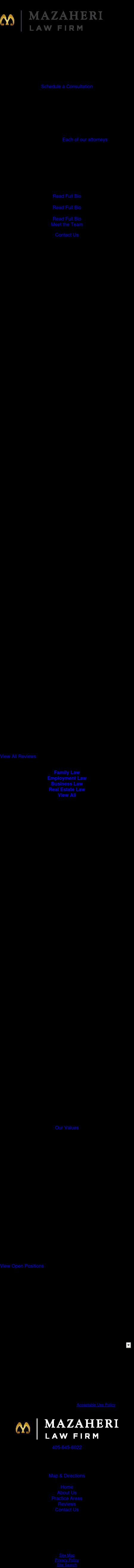Mazaheri Law Firm, PLLC - Oklahoma City OK Lawyers