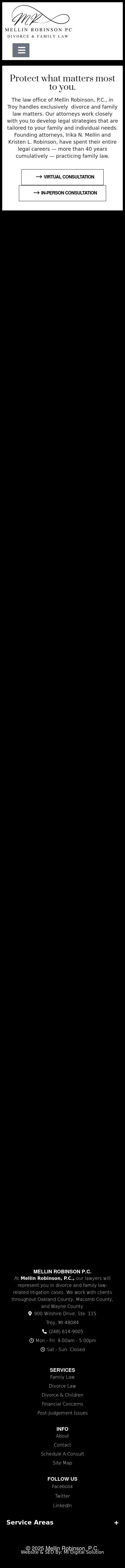 Mellin Robinson, P.C. - Troy MI Lawyers