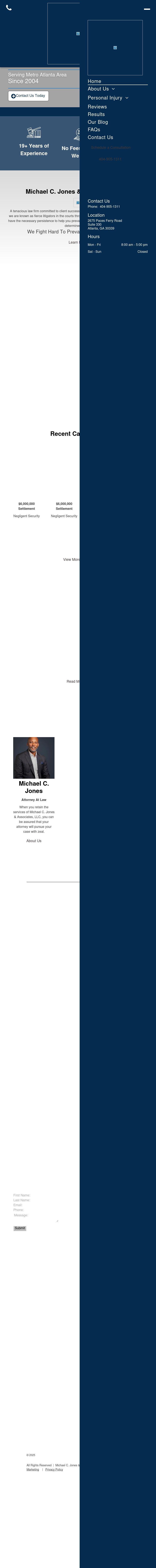 Michael C. Jones & Associates, LLC - Atlanta GA Lawyers