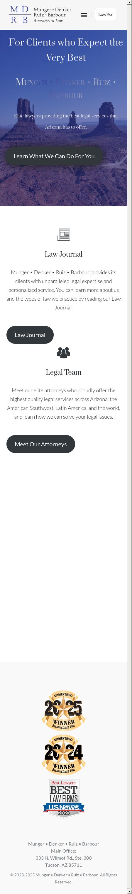 Munger Chadwick - Tucson AZ Lawyers