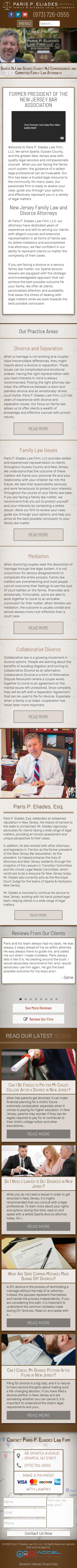 Paris P. Eliades Law Firm LLC - Sparta NJ Lawyers