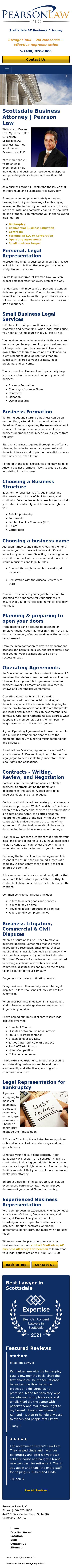 Pearson Law, PLC - Scottsdale AZ Lawyers