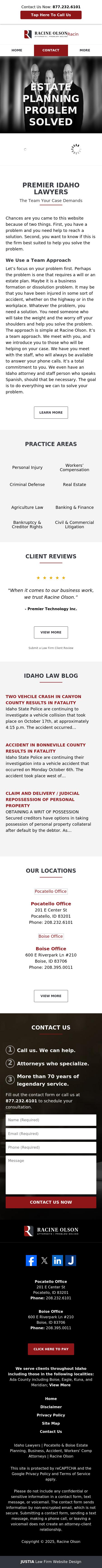 Racine Olson - Boise ID Lawyers