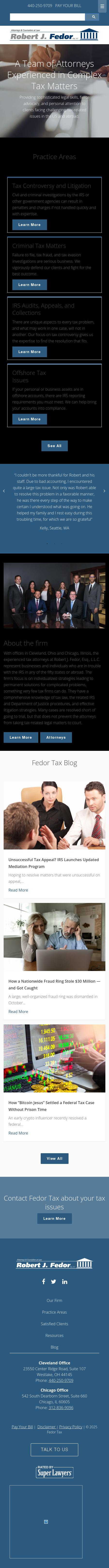 Robert J. Fedor, Esq., L.L.C. - Westlake OH Lawyers