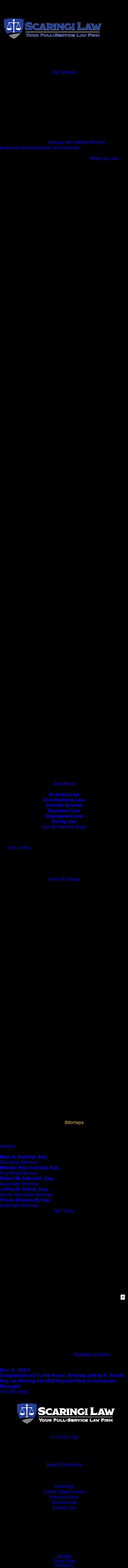 Scaringi & Scaringi, P.C. - Carlisle PA Lawyers