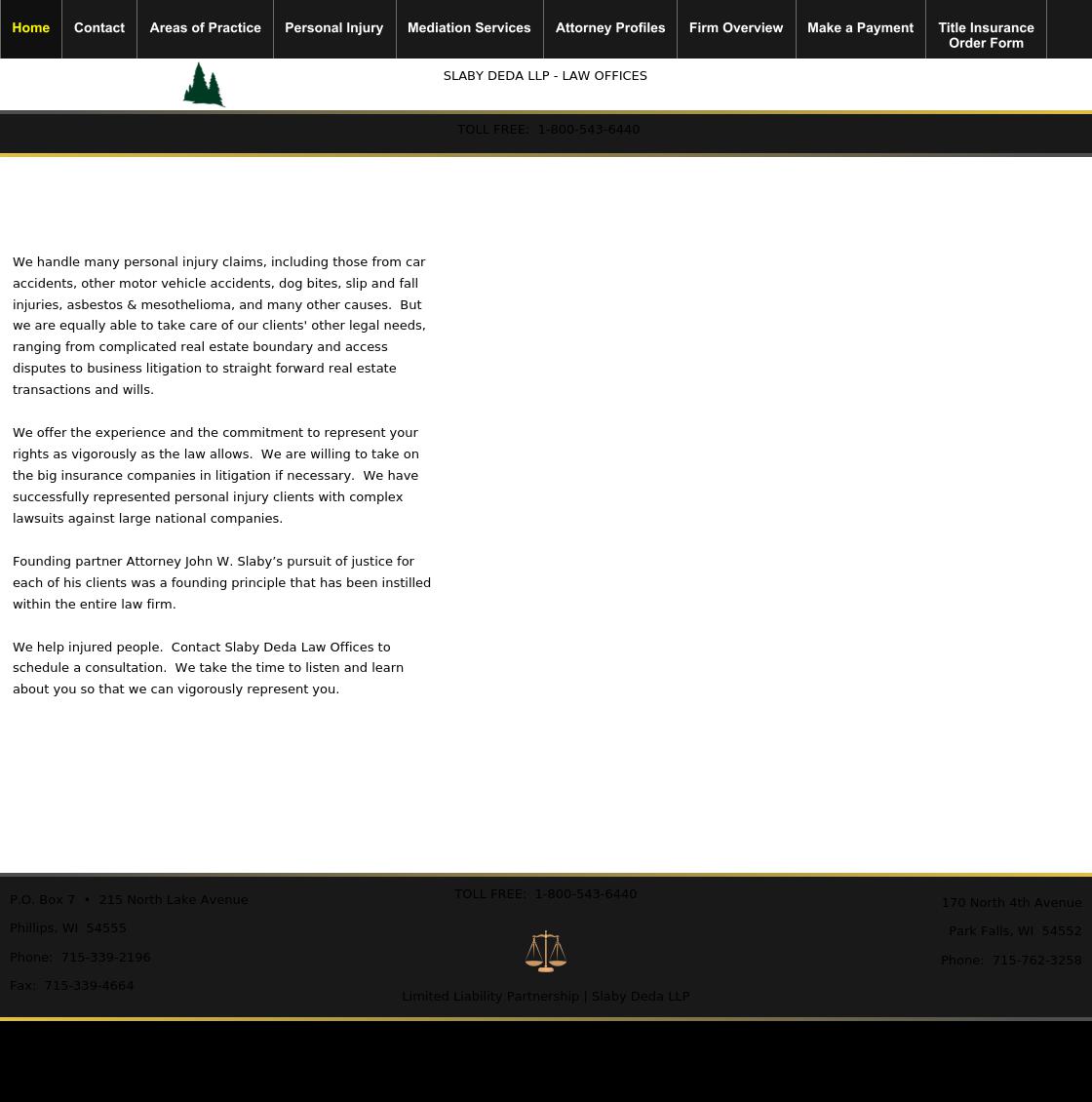 Slaby, Deda, Marshall, Reinhard & Writz LLP - Phillips WI Lawyers