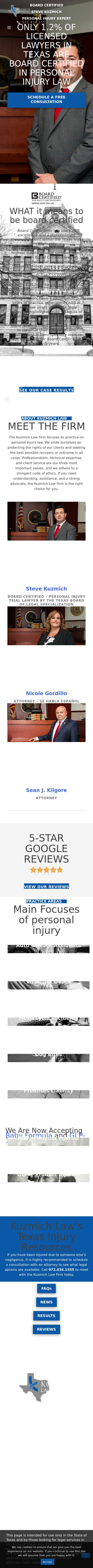 Kuzmich Law Firm P.C. - Lewisville TX Lawyers