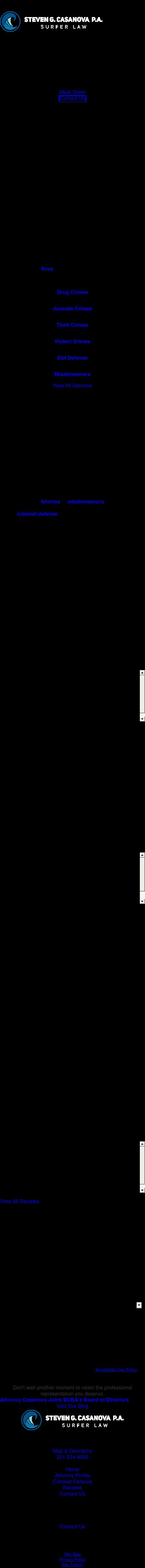 Steven G. Casanova, P.A. - Melbourne FL Lawyers