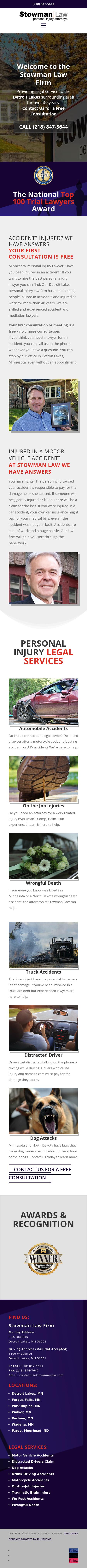 Stowman Law Firm, P.A. - Detroit Lakes MN Lawyers