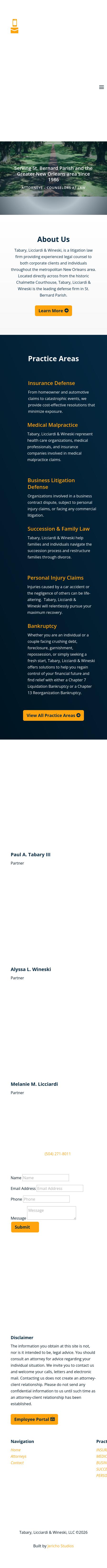 Tabary & Borne, L.L.C. - Chalmette LA Lawyers