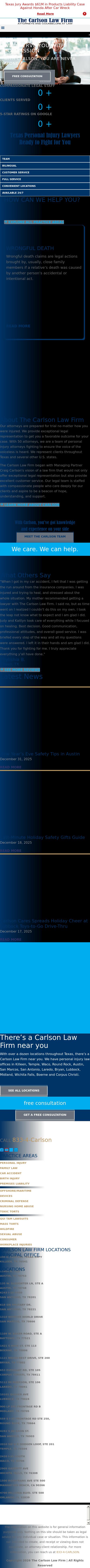 The Carlson Law Firm - Round Rock TX Lawyers