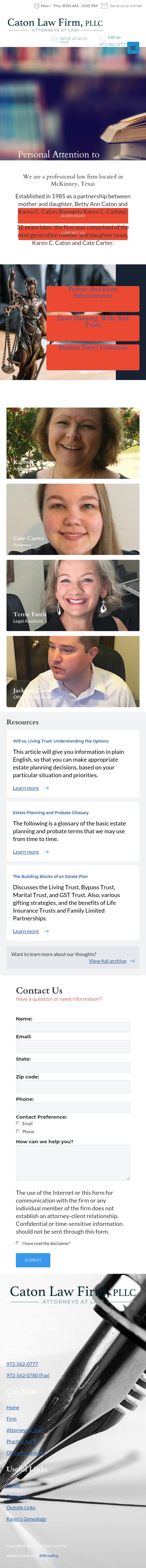 The Caton Law Firm PLLC - McKinney TX Lawyers