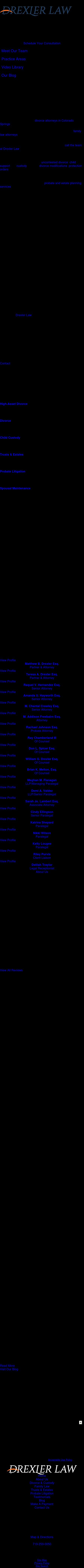 The Drexler Law Group, LLC - Colorado Springs CO Lawyers