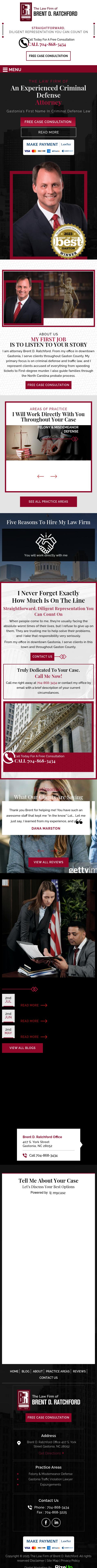 The Law Firm of Brent D. Ratchford - Gastonia NC Lawyers