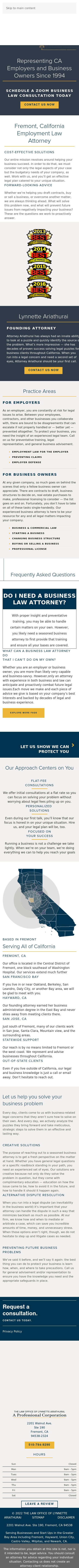 The Law Office of Lynnette Ariathurai, A Professional Corporation - Fremont CA Lawyers