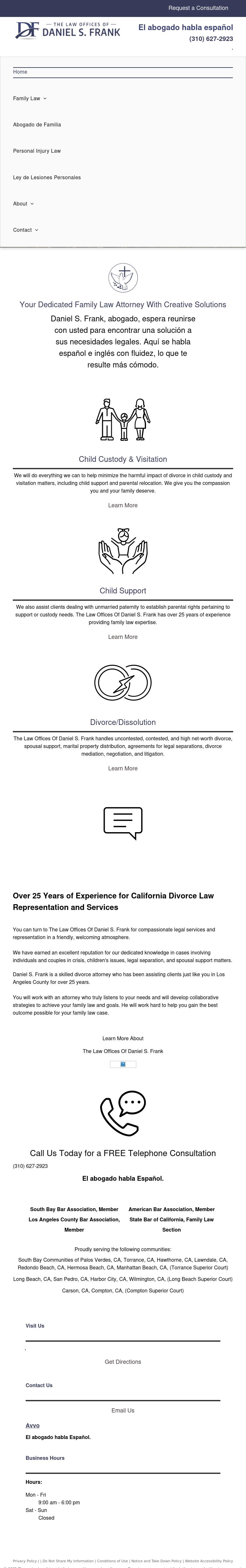 The Law Offices of Daniel S. Frank - Torrance CA Lawyers