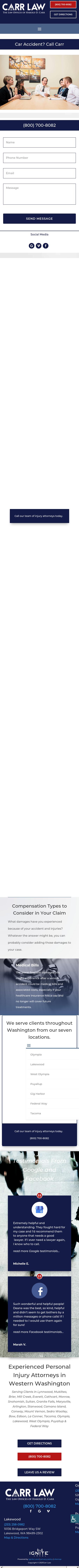 The Law Offices of Harold D. Carr, P.S. - Lakewood WA Lawyers