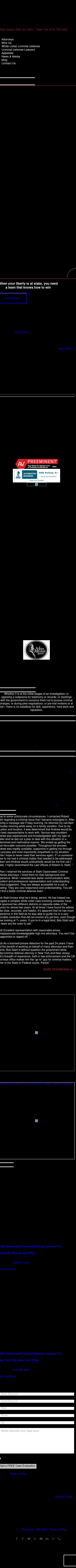 Stahl Criminal Defense Lawyers - Westfield NJ Lawyers