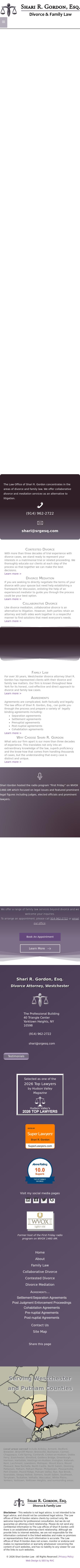 The Law Offices of Shari R. Gordon - White Plains NY Lawyers