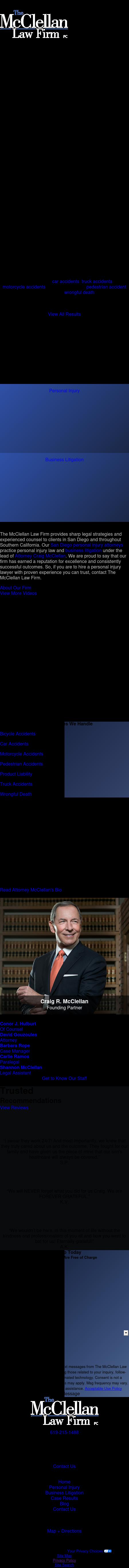 The McClellan Law Firm - San Diego CA Lawyers