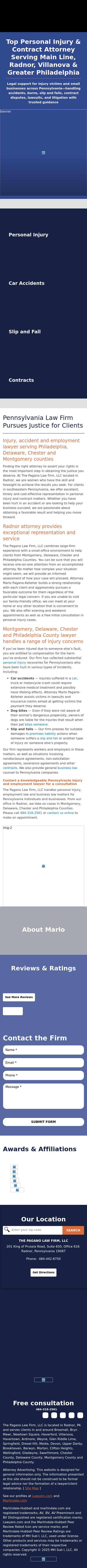 The Pagano Law Firm, LLC - Media PA Lawyers